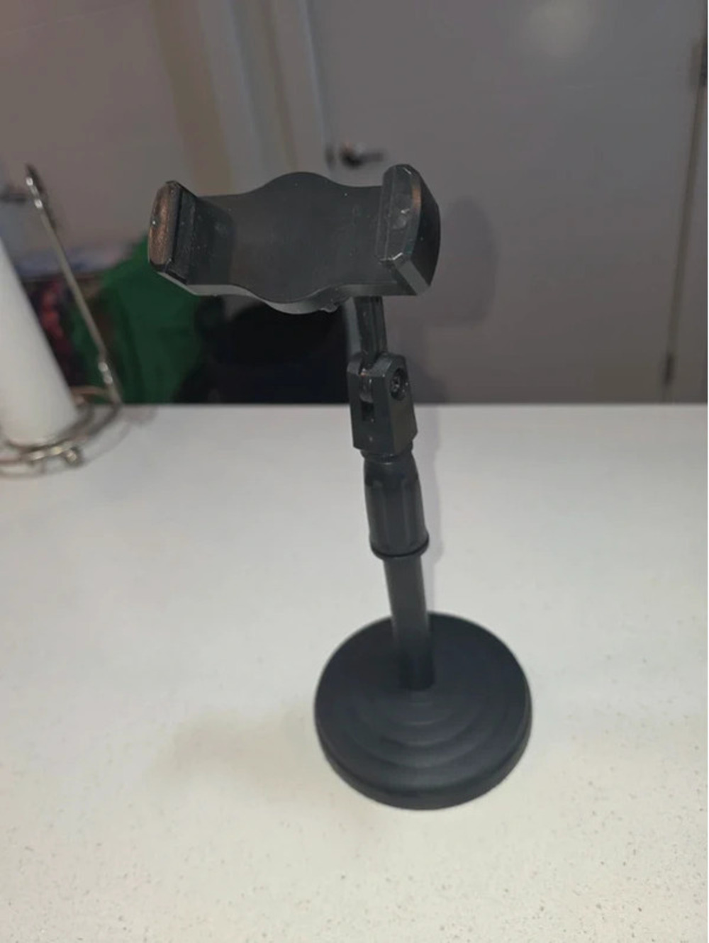 Adjustable Height Cell Phone Stand, 360° Universal Stable Phone Mount